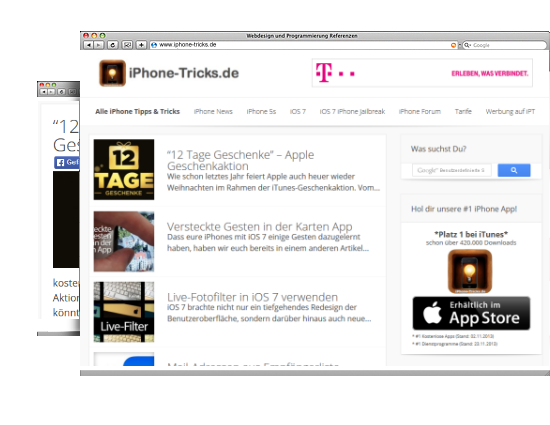 iPhone-Tricks.de bietet Tipps & Tricks für iPhone 5s und iOS 7
